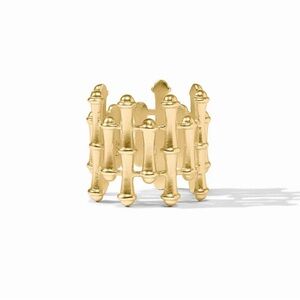 Julie Vos Gold Textured Ring Size 7